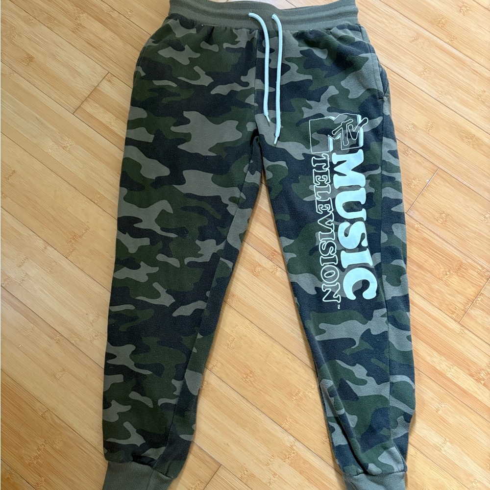 MTV Green Camo Women’s Joggers
